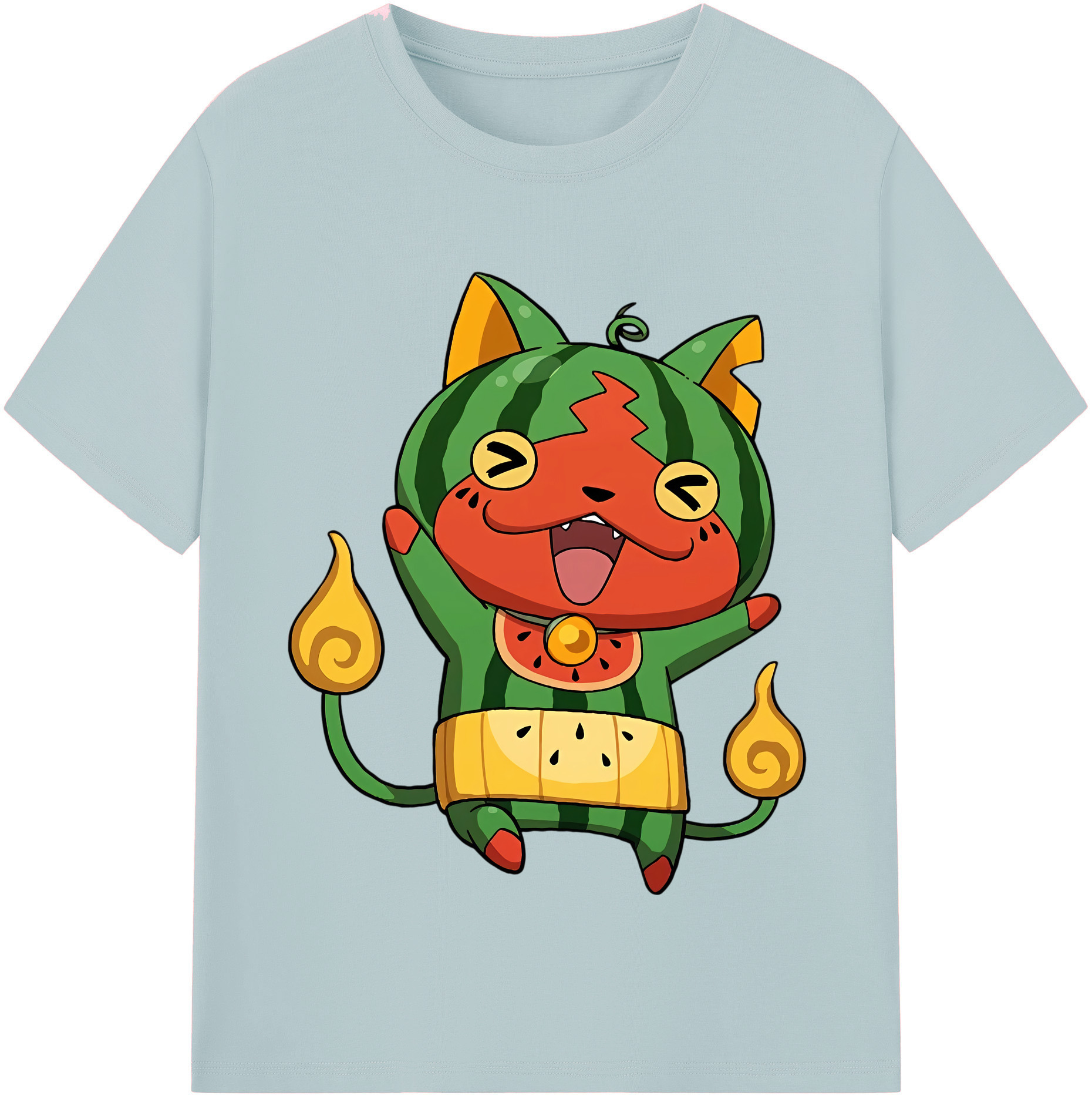 （画像用） 妖怪ウォッチ Yo-kai Watch 綿100％半袖Tシャツ（フロントプリント）